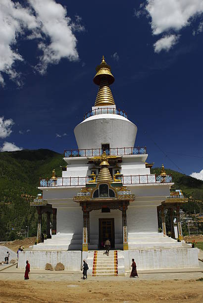 Start of a Stupa stock photo