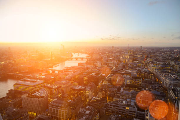 istock London cityscape financial district skyscrapers sunset 914549416