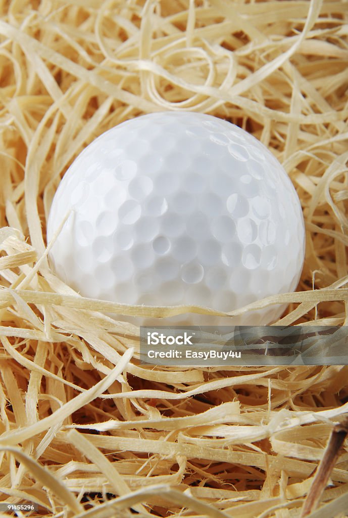 Bola de Golfe - Royalty-free Atirar à Baliza Foto de stock