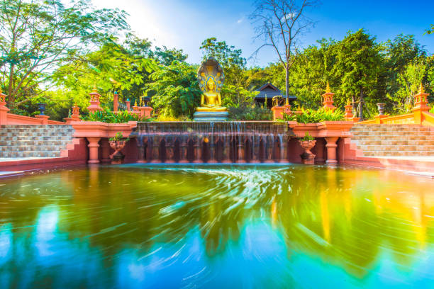 Wat Phra That Doi Phra Chan, Lampang, Thailand stock photo