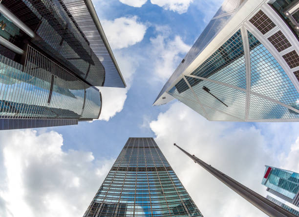 istock Modern office buildings Hong Kong 914563342