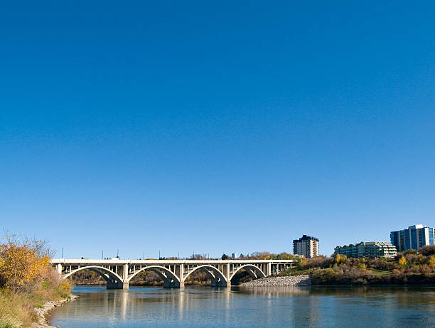 istock Broadway Bridge and Highrise Apartments, Saskatoon 91456718