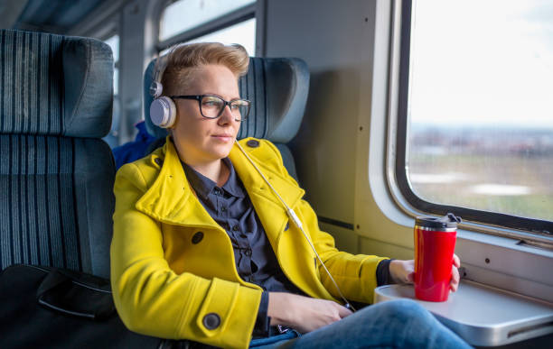 istock passenger on a train. concept about traveling and transportation 914569766