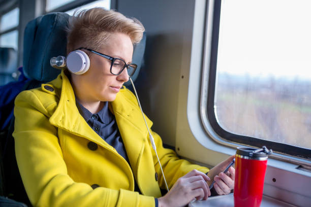 istock passenger on a train. concept about traveling and transportation 914571320