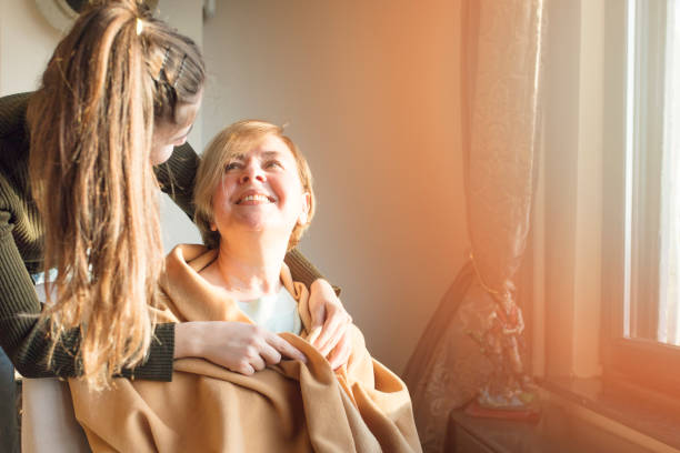 istock Elderly care old and young 914573374