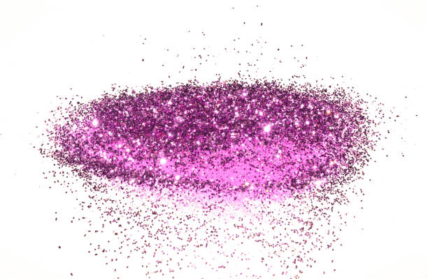 istock Textured background with purple glitter 914577070
