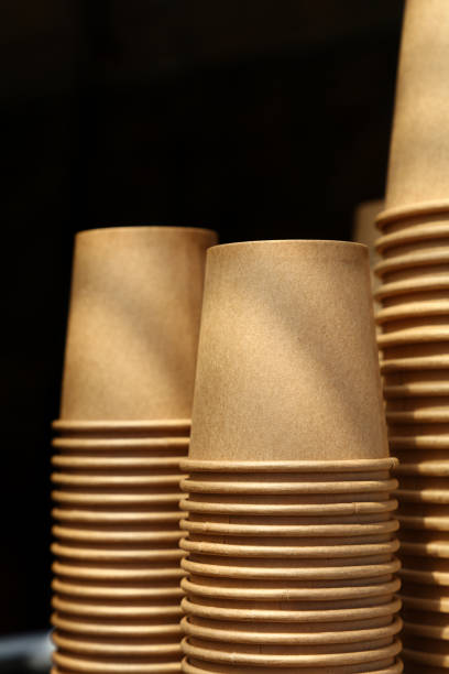istock Close-Up Of Brown Paper Coffee Cup 914579492