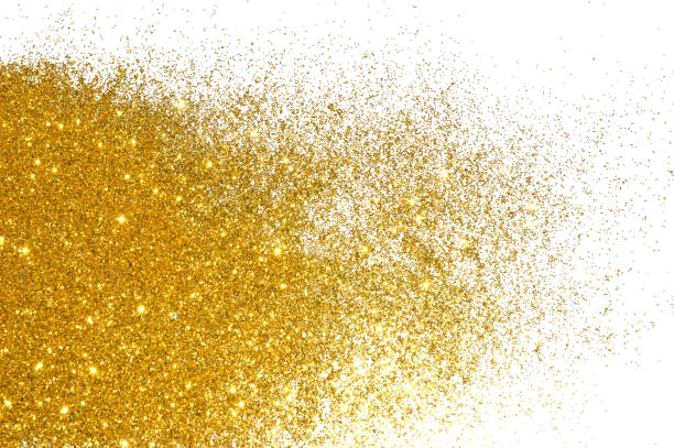 istock Textured background with golden glitter 914581762