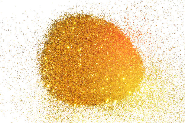 istock Textured background with golden glitter 914582912