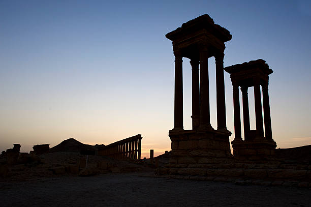 istock Sightseeing a ruin site in Palmyra, Syria 91460123