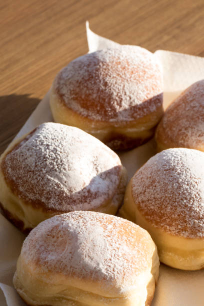 istock Tasty krapfen filled with cream 914613892