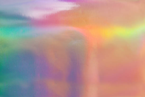 istock Holographic abstract background. Holographic foil texture for your design 914616782
