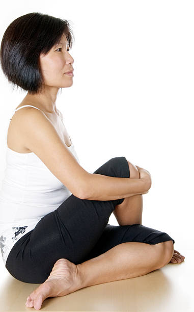 istock Woman In A Yoga Pose 91461842