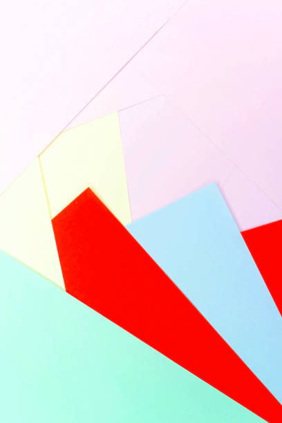 istock Background abstraction of different colored paper 914621622