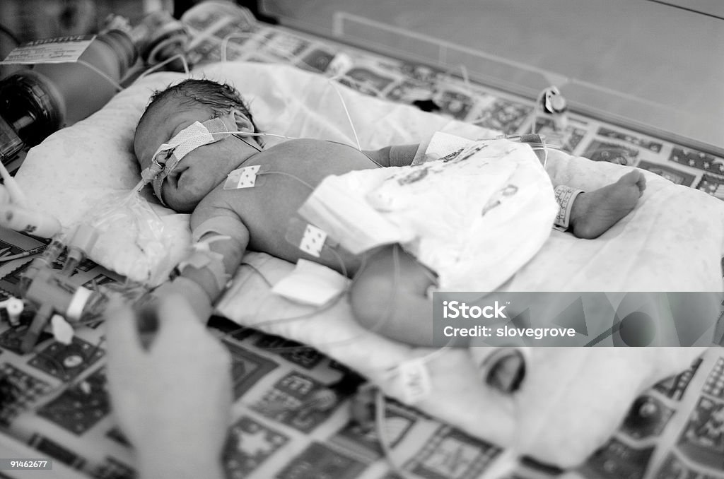 Premature Baby  Childbirth Stock Photo