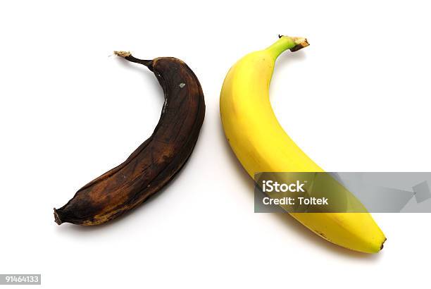 Rotten And Fresh Stock Photo - Download Image Now - Abstract, Banana, Color Image