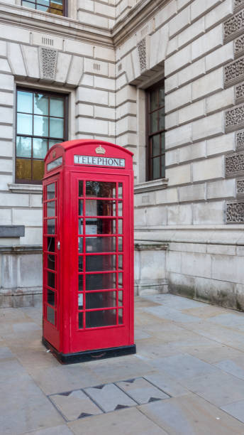 istock Red Telephone Box in London's Streets 914641900
