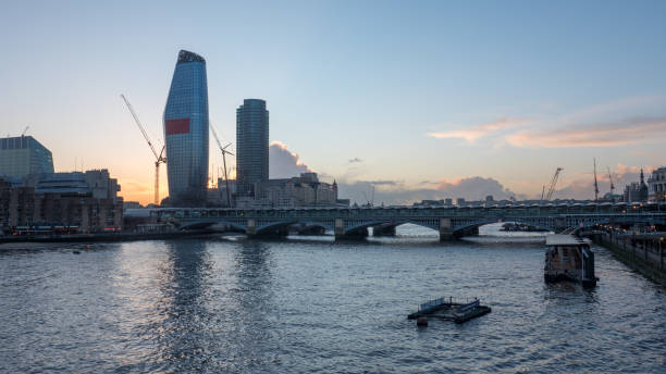 istock Blackfriars Bridge from the Thams River in Downtown London 914644368
