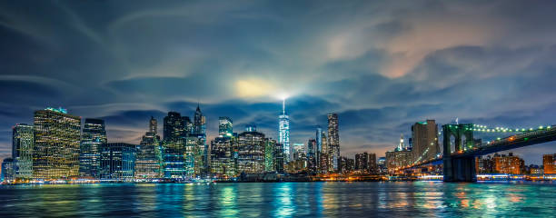 istock View of Manhattan with clouds 914655580
