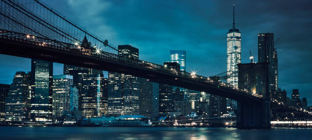 istock View of Brooklyn Bridge by night 914655608