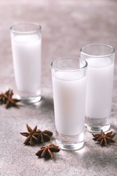 istock Alcohol Raki with anis. Turkish, Greek aperitif arak, Ouzo 914658612