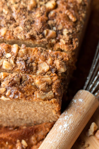 istock Brazilian nuts and Honey cake - with utensils 914665628