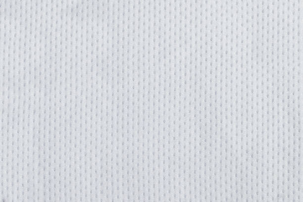 istock Texture of cool polyester fabric. Background of white textile 914665744