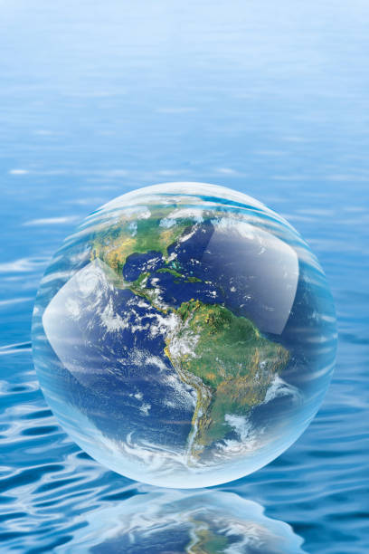 istock Crystal ball reflecting globe of the earth 914673042