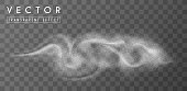 istock Blizzard and whirlwind. Foggy dynamic 3D effect. Vector isolated element. 914675796