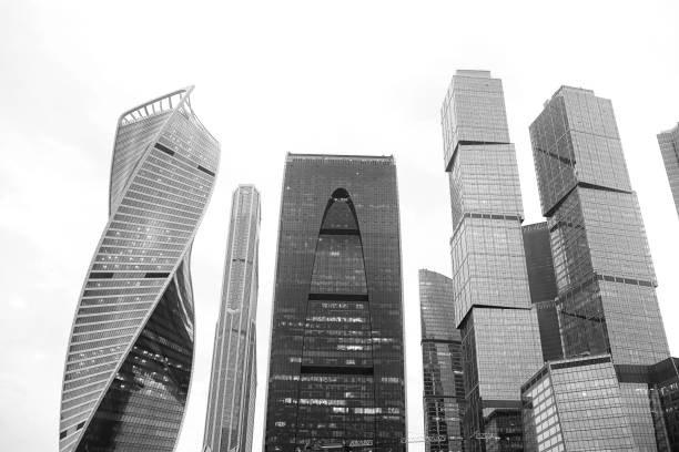 istock Business center with high skyscrapers 914676312