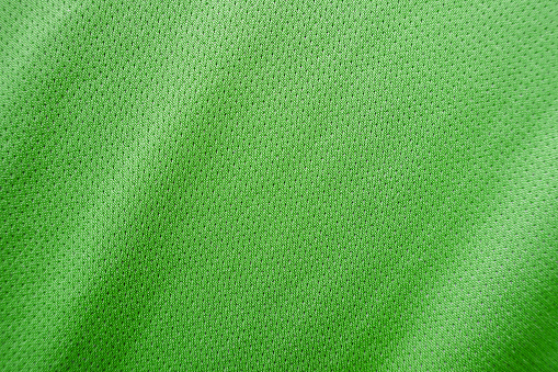 green sports clothing fabric jersey texture