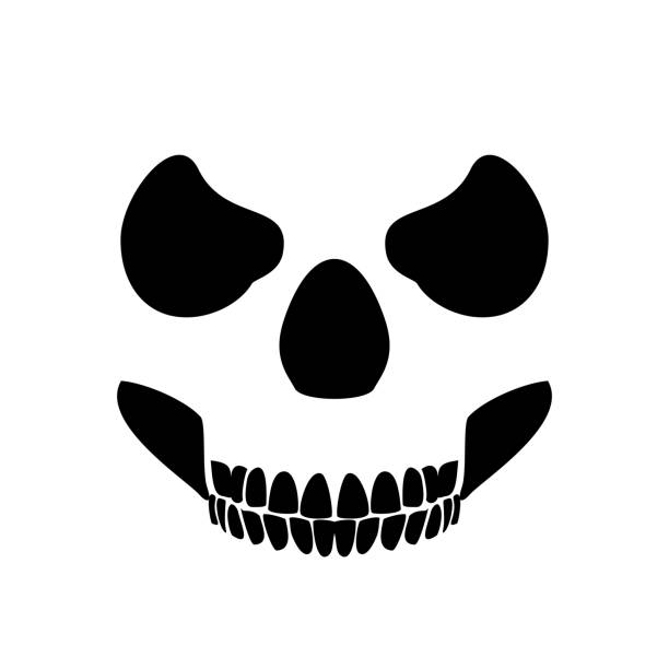 Joker Skull Silhouette Illustrations, Royalty-Free Vector Graphics ...