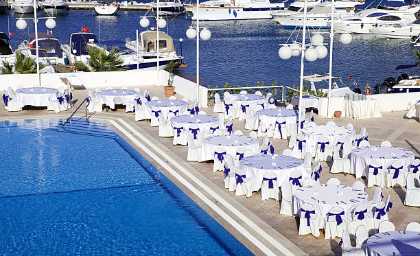 istock Swimming pool of luxury hotel 91473348