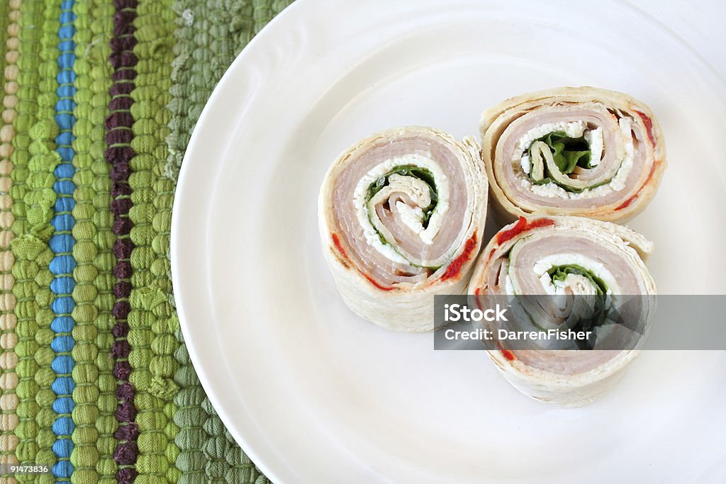 Turkey Wraps  Turkey Meat Stock Photo