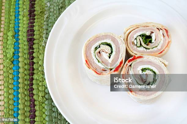 Turkey Wraps Stock Photo - Download Image Now - Turkey Meat, Rolled Up, Wrap Sandwich