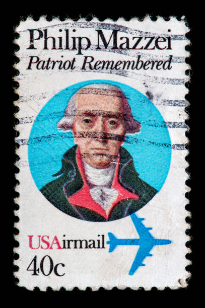 USA Philip Mazzei postage stamp