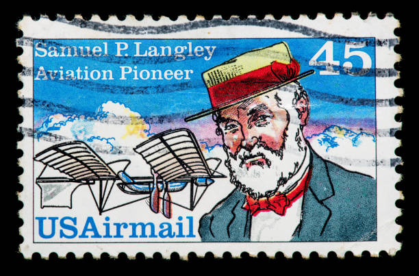 istock USA Aviation Pioneer Samuel P.Langley postage stamp 914739744