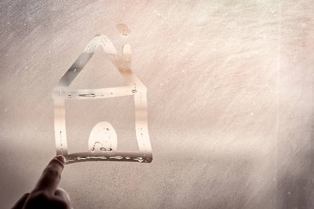 The home on the sweaty glass
