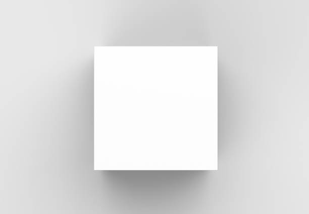 istock Elegant box mock up isolated on soft gray background. 3D illustrating. 914746850