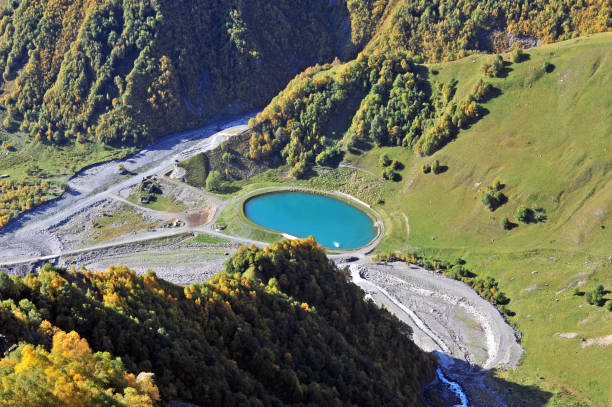istock Scenic view of mountain range in Gudauri, Georgia 914746988