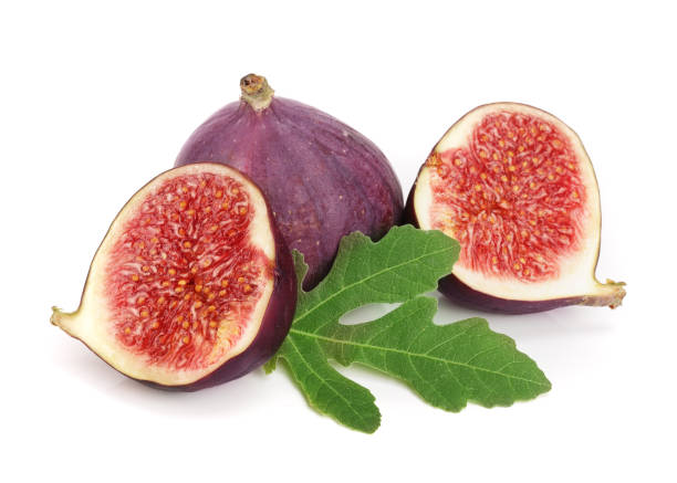 istock fig fruits with leaves isolated on white background 914747048