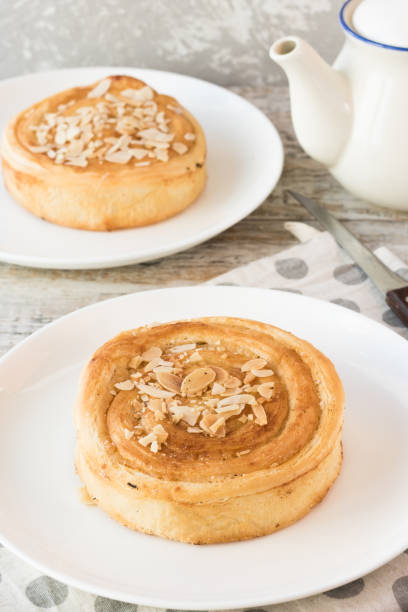 istock Denish with almond petals 914747484