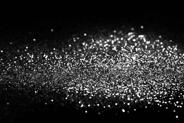 istock Texture background abstract black and white or silver Glitter and elegant for Christmas 914751142