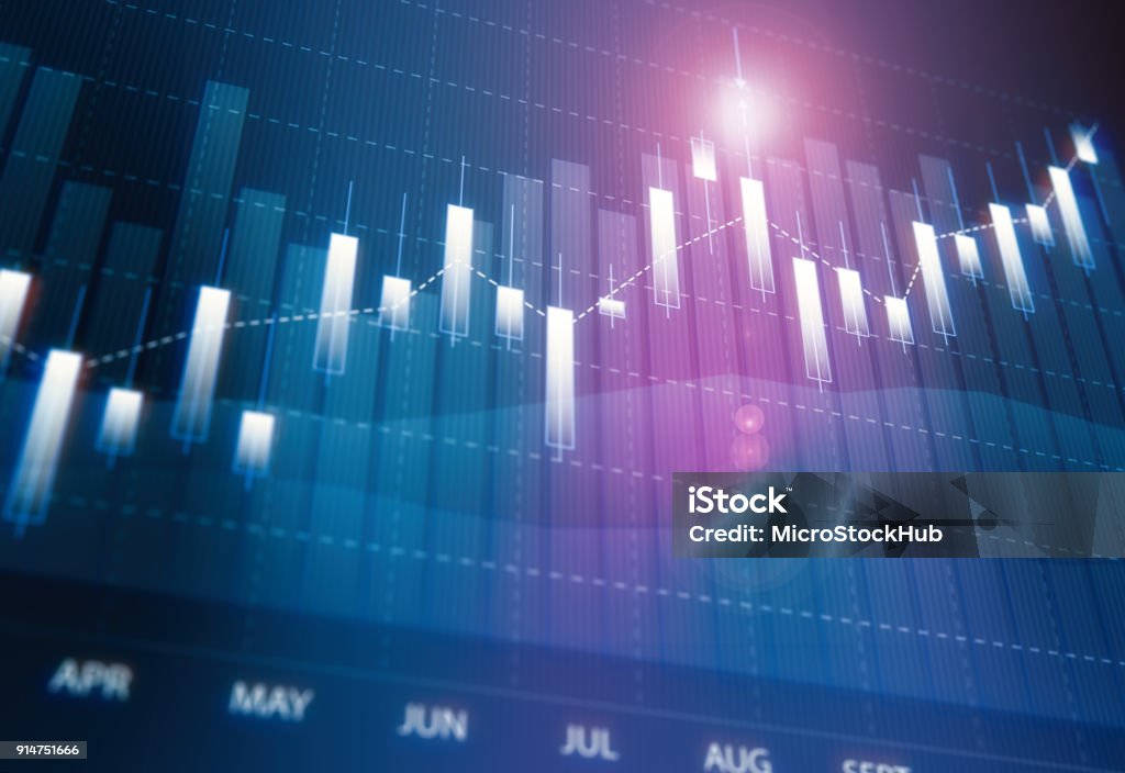 Financial and Technical Data Analysis Graph Showing Search Findings Financial data analysis graph showing search findings. Selective focus. Horizontal composition with copy space. Growth Stock Photo