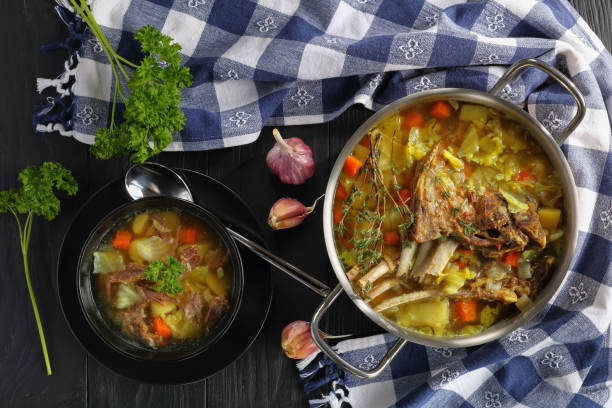 istock Icelandic Lamb winter hot Soup - kjotsupa 914754732