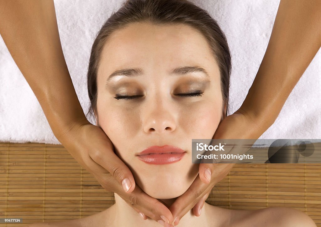 Masaż głowy - Zbiór zdjęć royalty-free (Aromaterapia)