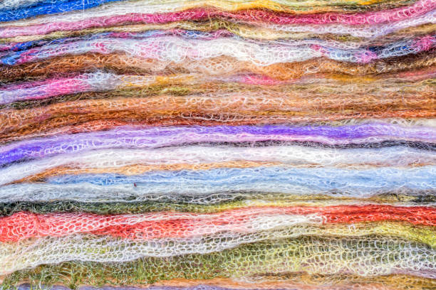 istock pile of knitted colorful shawls for background 914775250