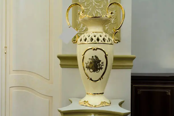 Photo of Vase on a pedestal