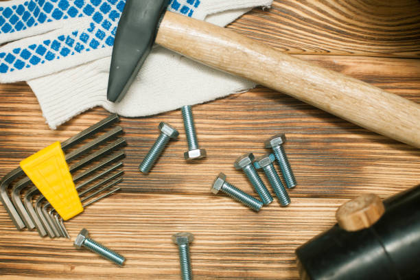 istock Set of construction and repair tools 914784360