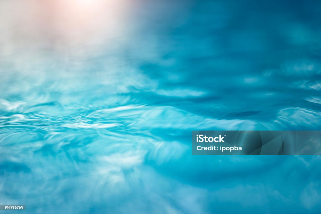 Water lighting background in the pool. Abstract background concept Water Stock Photo
